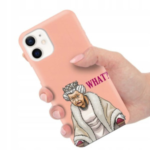 Etui Matowe Łosoś do IPHONE 12 MINI Subtelne Wzory