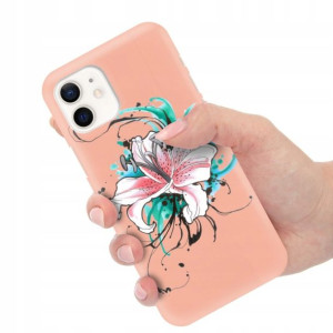 Etui Matowe Łosoś do IPHONE 12 PRO Subtelne Wzory