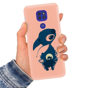 Etui Matowe Łosoś do MOTOROLA G9 PLAY Stich Wzory