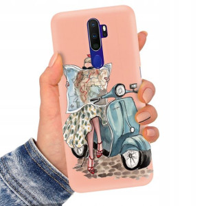 Etui MATOWE ŁOSOŚ do OPPO A11 Serialowe Top Wzory