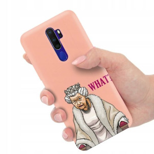 Etui Matowe Łosoś do OPPO A11 Subtelne Top Wzory