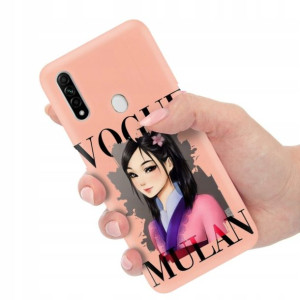 Etui Matowe Łosoś do OPPO A31 2020 Subtelne Wzory