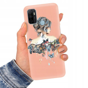Etui Matowe Łosoś do OPPO A53 2020 Bajkowe Wzory