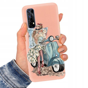 Etui MATOWE ŁOSOŚ do REALME 7 Serialowe Top Wzory