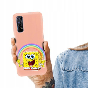 Etui Matowe ŁOSOŚ do REALME 7 Zabawne Top Wzory