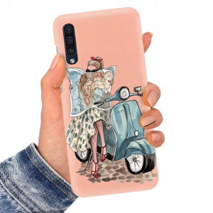 Etui MATOWE ŁOSOŚ do SAMSUNG A50 Serialowe Wzory