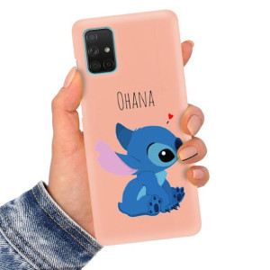 Etui Matowe Łosoś do SAMSUNG A71 Lilo Stich Wzory