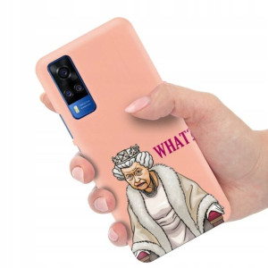 Etui Matowe Łosoś do VIVO Y51A Subtelne Top Wzory