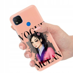 Etui Matowe Łosoś do XIAOMI REDMI 9C Subtelne Wz