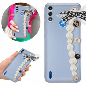 Etui Metalic BLINK NIEBIESKI do MOTOROLA E7i POWER