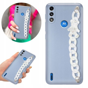 Etui Metalic BLINK NIEBIESKI do MOTOROLA E7i POWER