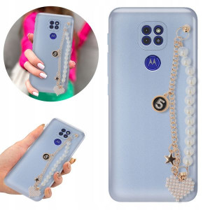 Etui Metalic BLINK NIEBIESKI do MOTOROLA G9 PLAY