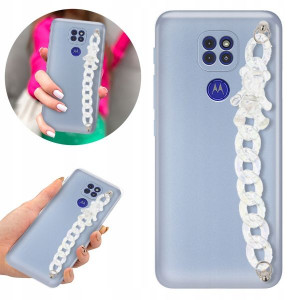 Etui Metalic BLINK NIEBIESKI do MOTOROLA G9 PLAY