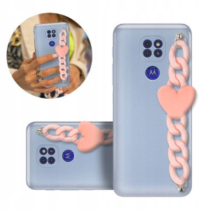 Etui Metalic BLINK Niebieski do MOTOROLA G9 PLAY