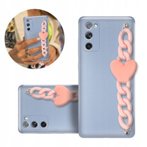 Etui Metalic BLINK Niebieski do SAMSUNG S20 FE 5G