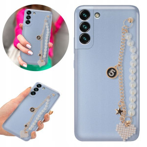Etui Metalic BLINK NIEBIESKI do SAMSUNG S22 PLUS
