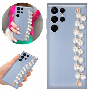 Etui Metalic BLINK NIEBIESKI do SAMSUNG S22 ULTRA