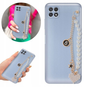 Etui Metalic BLINK NIEBIESKI Top do SAMSUNG A22 5G
