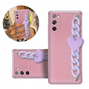 Etui Metalic BLINK Różowy Top do SAMSUNG S20 FE 5G