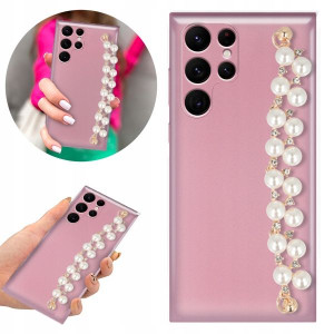 Etui Metalic BLINK RÓŻOWY Top do SAMSUNG S22 ULTRA