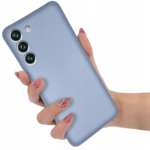 Etui Metalic Błyszczące do SAMSUNG S22 NIEBIESKI