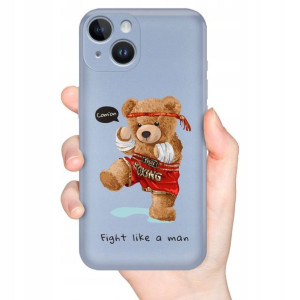 Etui Metalic Nieb do IPHONE 14 PLUS Teddy Misie Wz