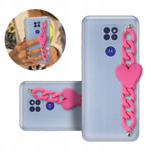 Etui Metalic Niebieski BLINK do MOTOROLA G9 PLAY