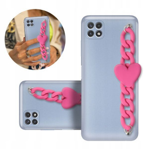 Etui Metalic Niebieski BLINK Top do SAMSUNG A22 5G