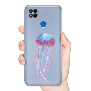 Etui Metalic NIEBIESKI do XIAOMI REDMI 9C Wzory