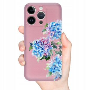 Etui Metalic Róż do IPHONE 14 PRO Pattern Wzory