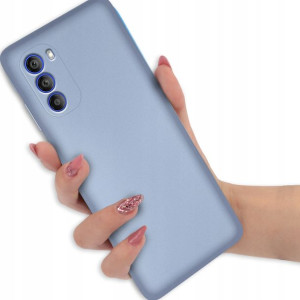 Etui Metalic Shine NIEBIESKI do MOTOROLA G51 5G