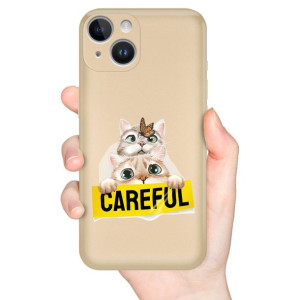 Etui Metalic Złoty do IPHONE 14 PLUS Teddy Wzory