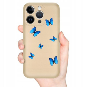 Etui Metalic Złoty do IPHONE 14 PRO Pattern Wzory