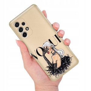 Etui Metalic ZŁOTY do SAMSUNG A53 5G Subtelne Wz