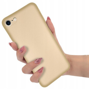 Etui METALICZNE Błyszczące do IPHONE 7/8 ZŁOTY