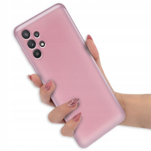 Etui METALICZNE Błyszczące do SAMSUNG A32 4G RÓŻ