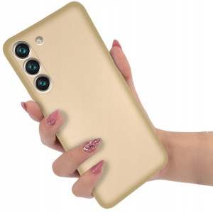 Etui Metaliczne Błyszczące do SAMSUNG S22 ZŁOTY