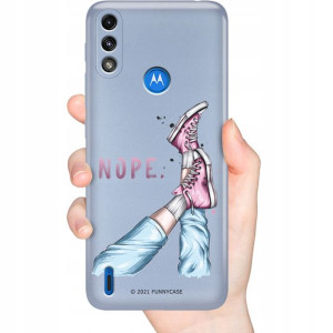 Etui Metaliczne Nieb do MOTOROLA E7 POWER Wzory