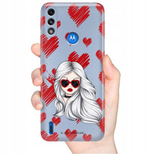 Etui Metaliczne Nieb do MOTOROLA E7i POWER Wzory