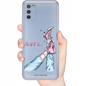 Etui Metaliczne Nieb do SAMSUNG A03S GIRLS Wzory