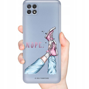 Etui Metaliczne Nieb do SAMSUNG A22 5G GIRLS Wzory