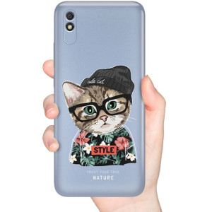 Etui Metaliczne Nieb do XIAOMI REDMI 9A MIŚ Wzory
