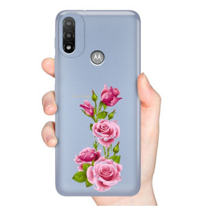 Etui Metaliczne NIEBIESKI do MOTOROLA E20 Wzory