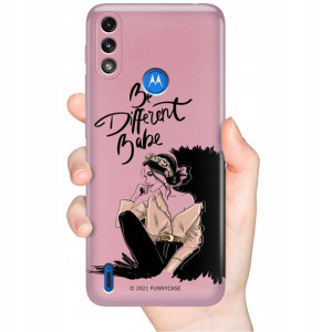 Etui Metaliczne Róż do MOTOROLA E7i POWER GIRL Wz