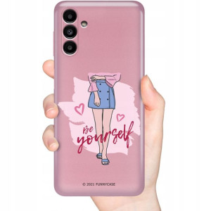 Etui Metaliczne Róż do SAMSUNG A13 5G GIRL Wzory