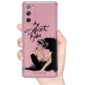 Etui Metaliczne Róż do SAMSUNG S20 FE 5G GIRL Wz