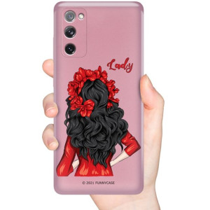 Etui Metaliczne Róż do SAMSUNG S20 FE GIRL Wzory