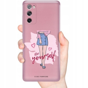 Etui Metaliczne Róż do SAMSUNG S20 LITE GIRL Wzory