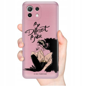 Etui Metaliczne Róż do XIAOMI MI 11 LITE 5G Top Wz