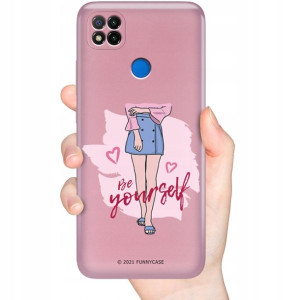 Etui Metaliczne Róż do XIAOMI REDMI 9C GIRL Wzory